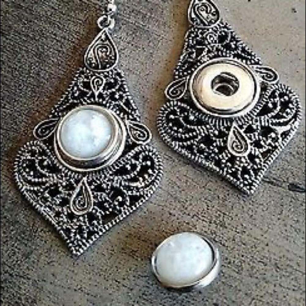 Snap Earrings Jewelry